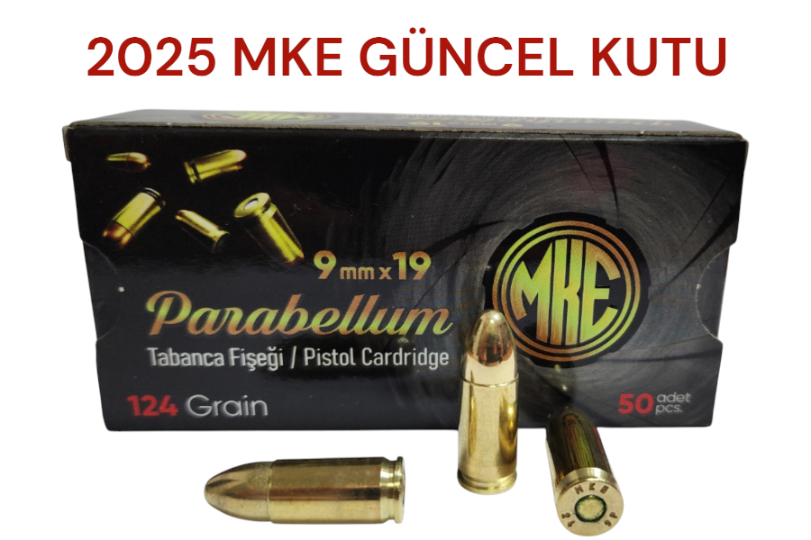 2025 MKE 9x19mm Güncellenmiş Tabanca Mermisi